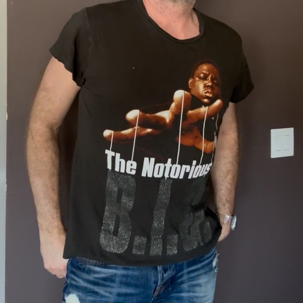 MadeWorn Black Graphic Tee Notorious BIG